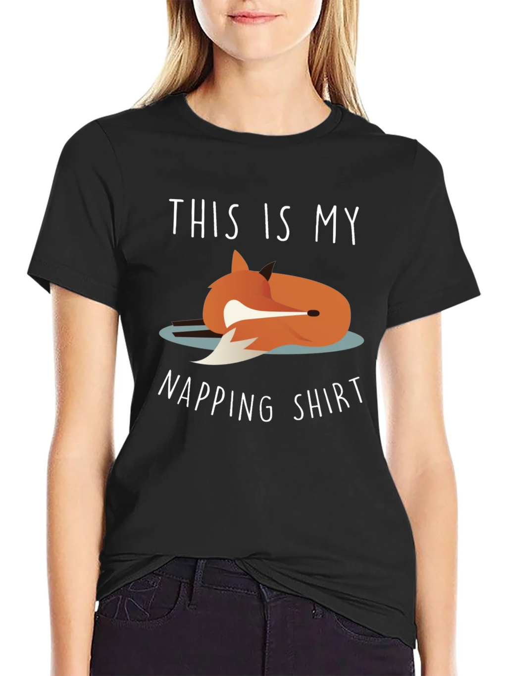 Napping Shirt - Fox Graphic Tee - Unisex product image 2