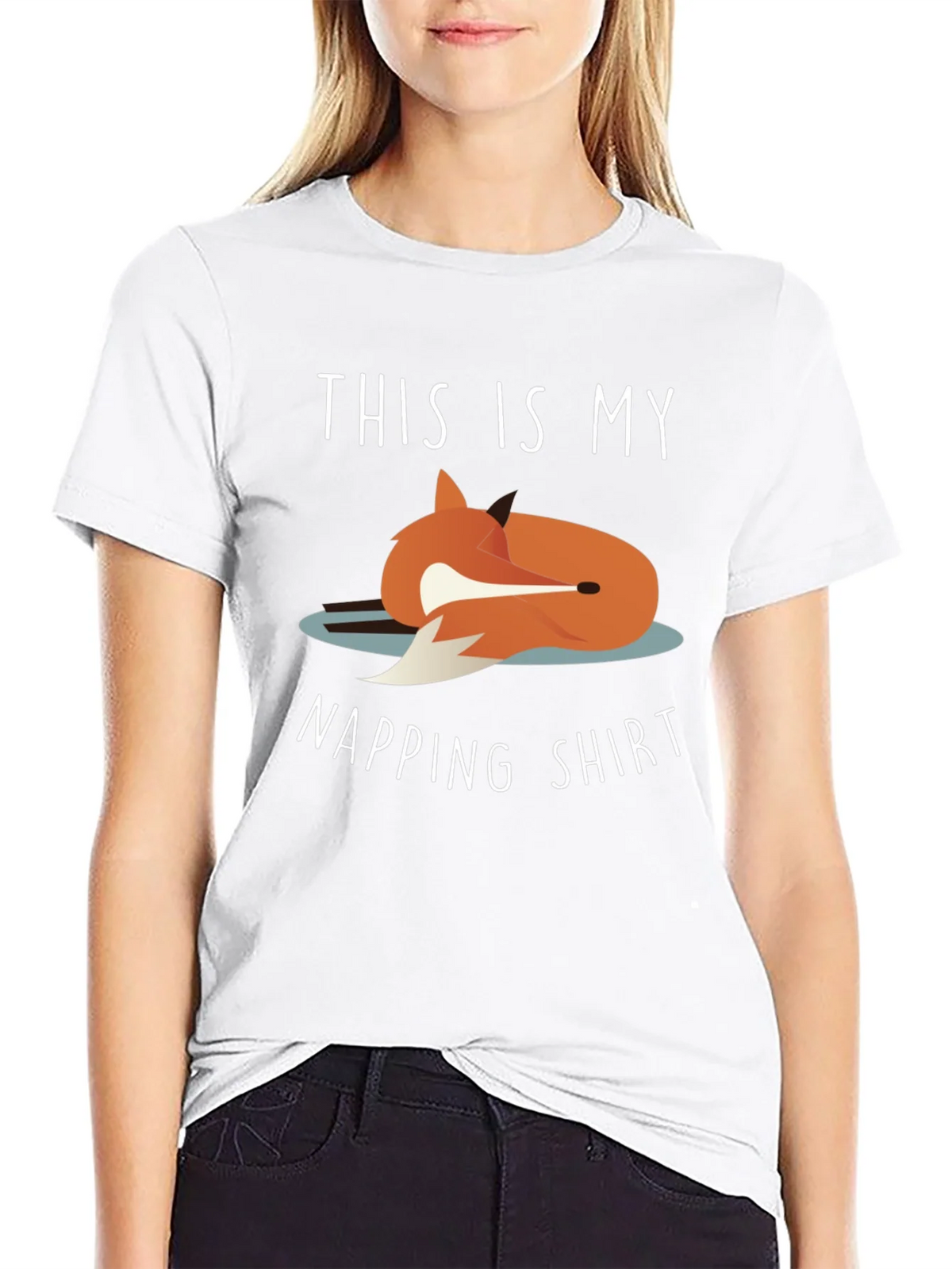 Napping Shirt - Fox Graphic Tee - Unisex product image 6