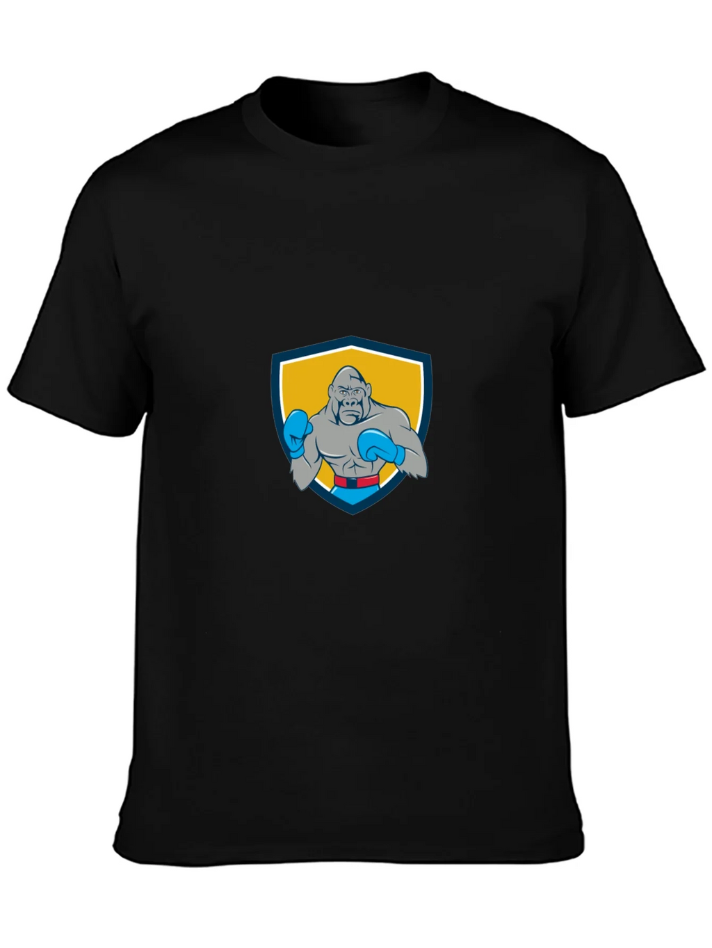 Gorilla Boxer Graphic Tee - Black Short Sleeve Shirt product image 3