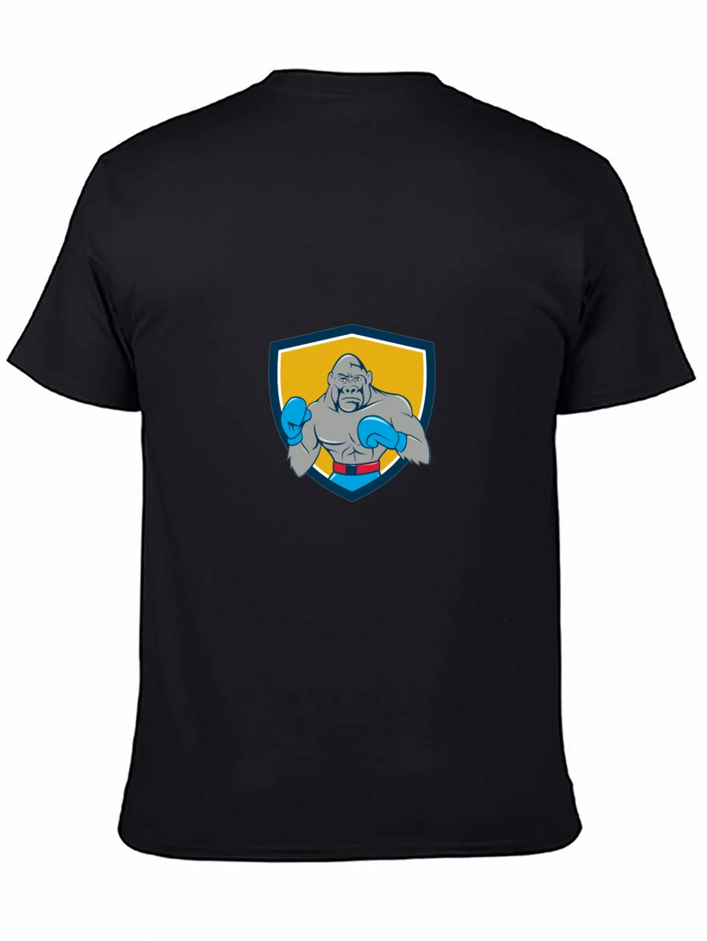 Gorilla Boxer Graphic Tee - Black Short Sleeve Shirt product image 4