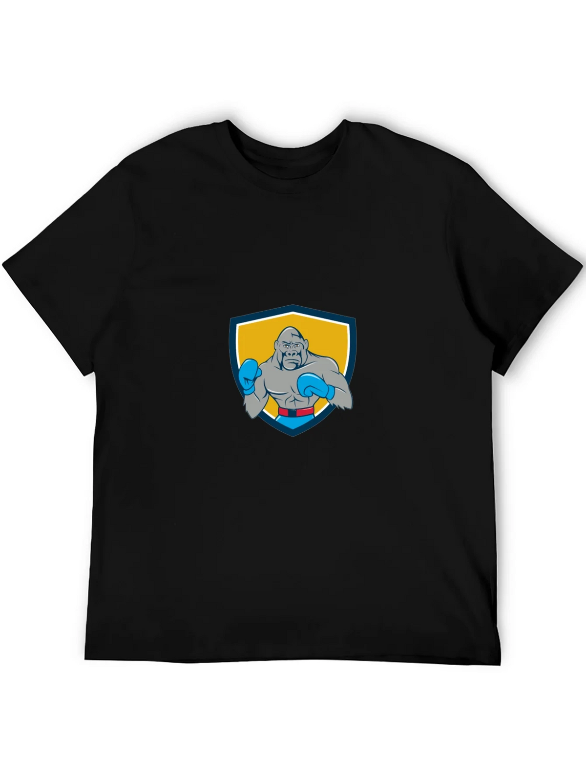 Gorilla Boxer Graphic Tee - Black Short Sleeve Shirt product image 5