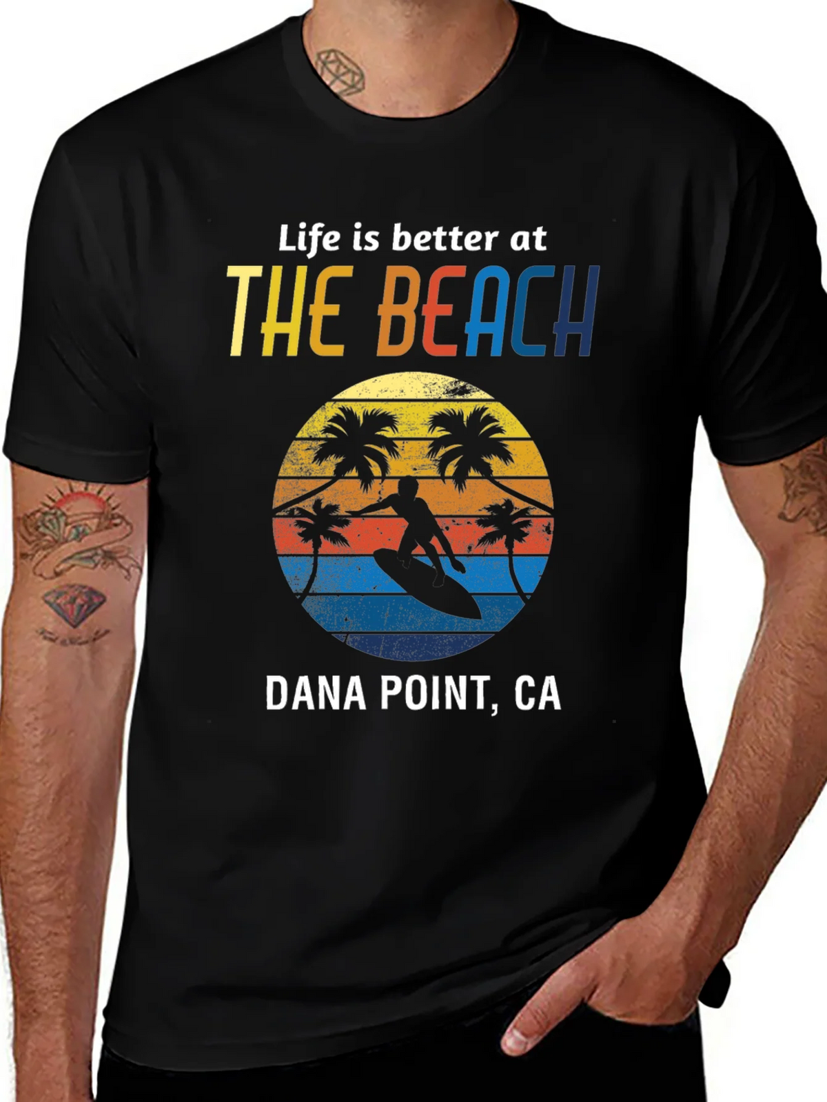 Dana Point Surf T-Shirt: Life is Better at the Beach product image 1