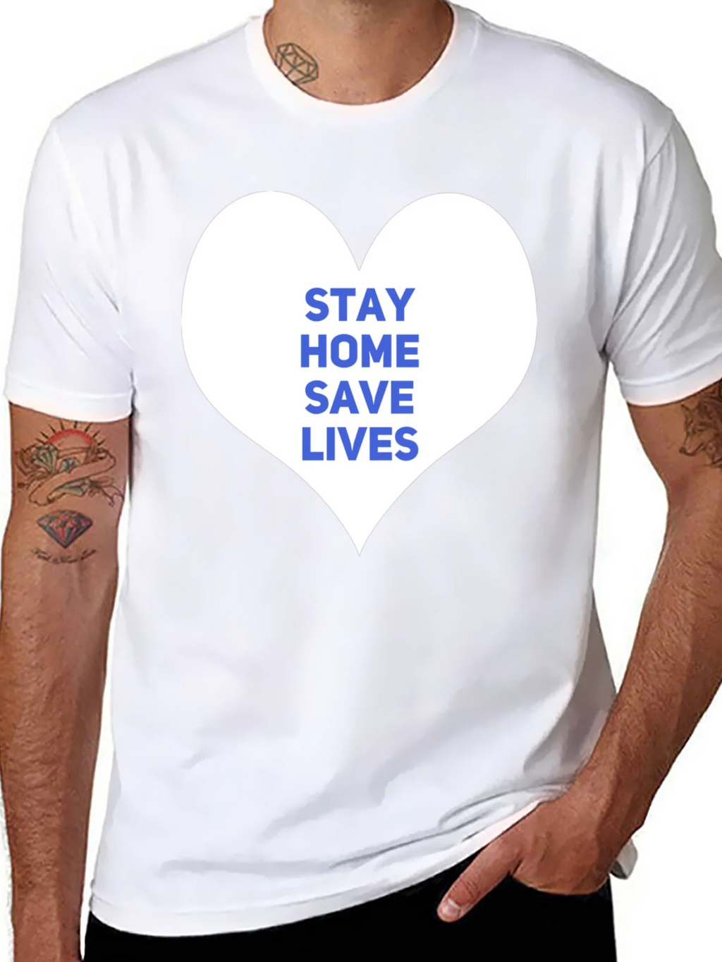 Stay Home Save Lives T-Shirt product image 5