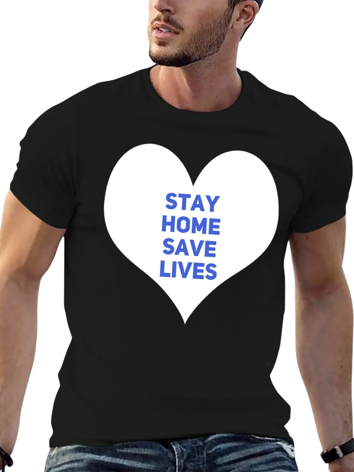 Stay Home Save Lives T-Shirt product image 4