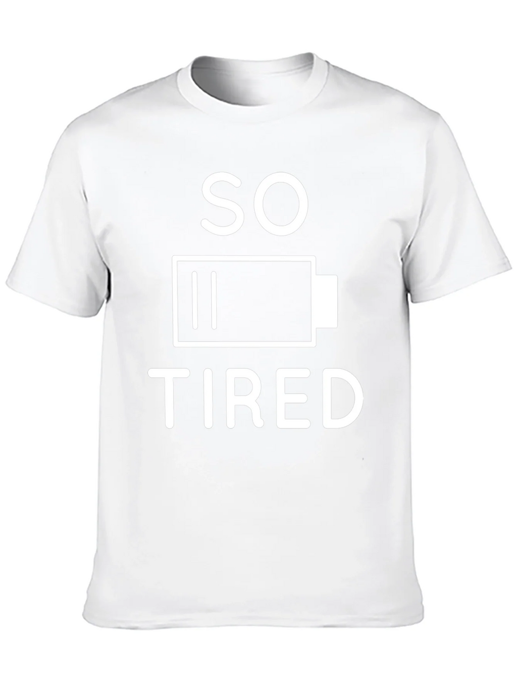 So Tired Battery Graphic T-Shirt - Black product image 9