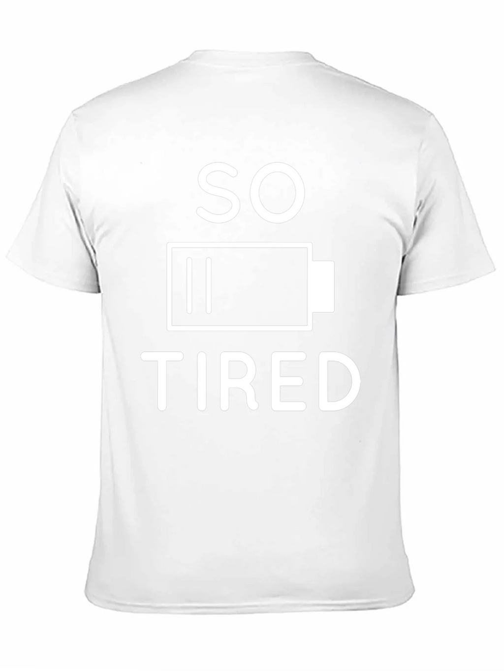 So Tired Battery Graphic T-Shirt - Black product image 10