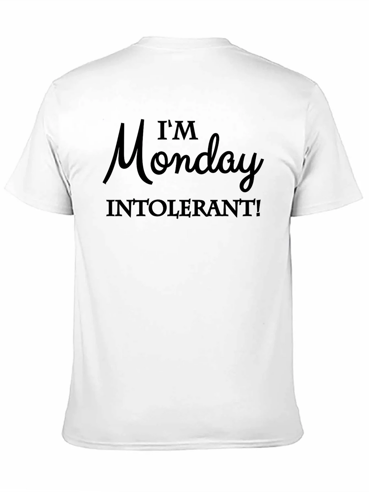 Im Monday Intolerant Graphic Tee - Black product image 8