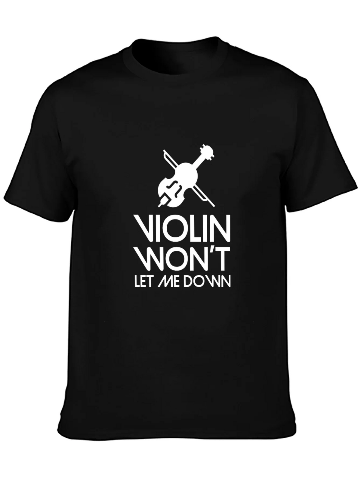 Violin Wont Let Me Down Graphic Tee product image 3