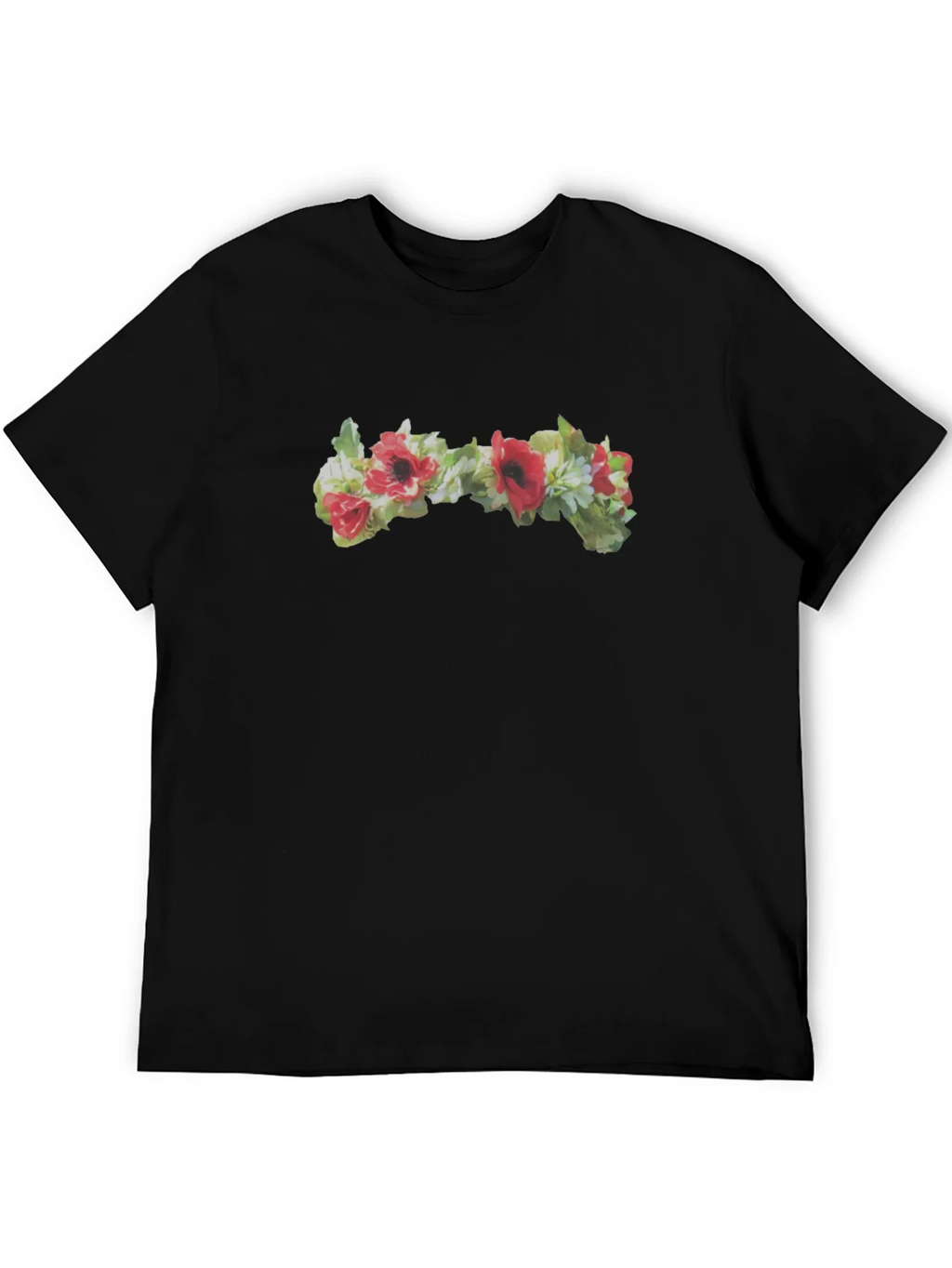 Floral T-Shirt - Red Poppy Accent product image 4