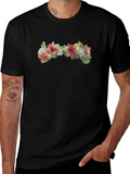 Floral T-Shirt - Red Poppy Accent product image 1