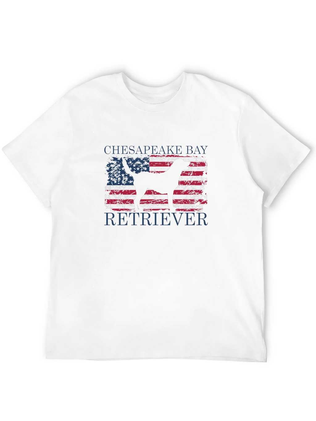 Chesapeake Bay Retriever USA Flag T-Shirt product image 11