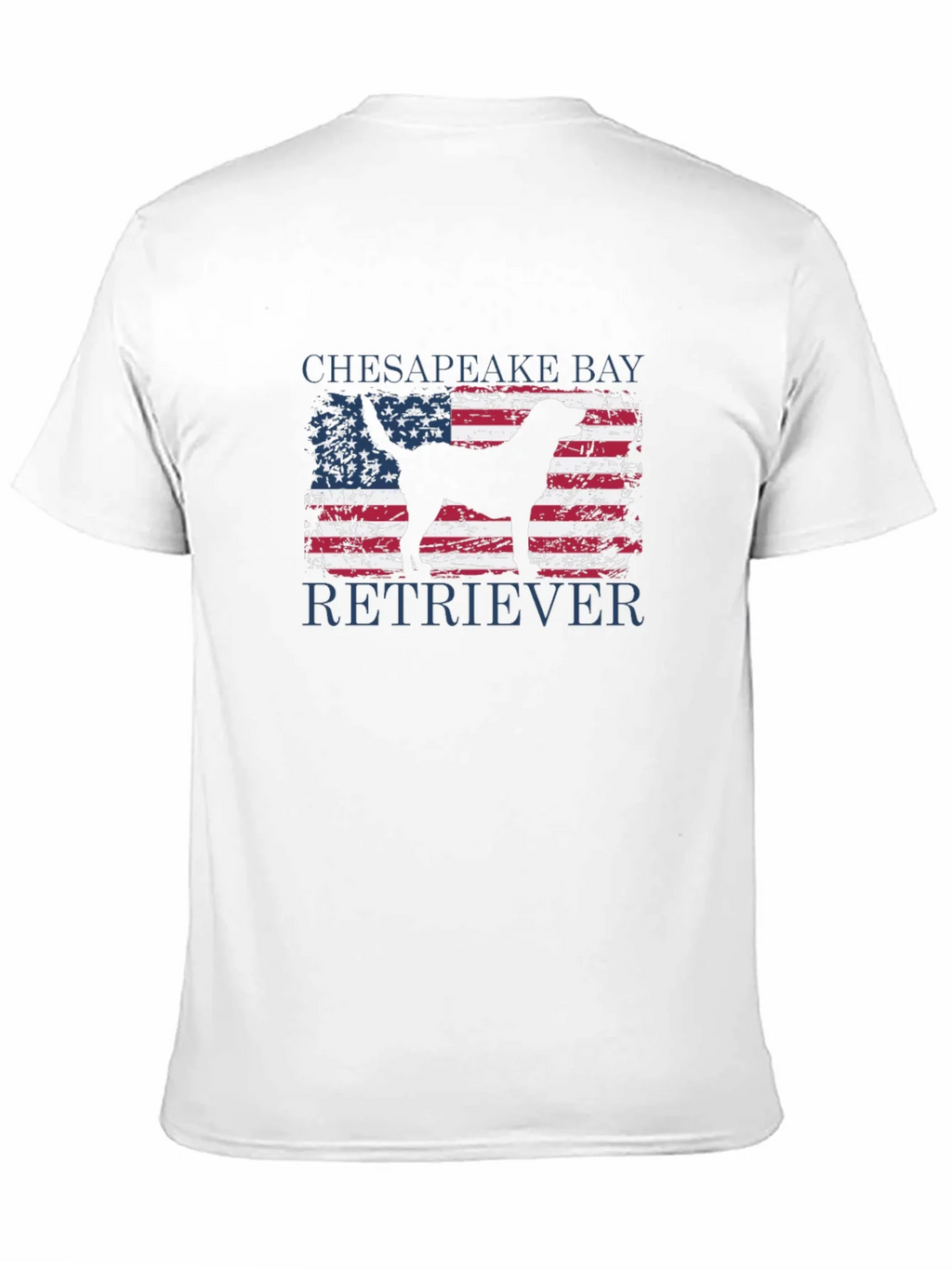 Chesapeake Bay Retriever USA Flag T-Shirt product image 10