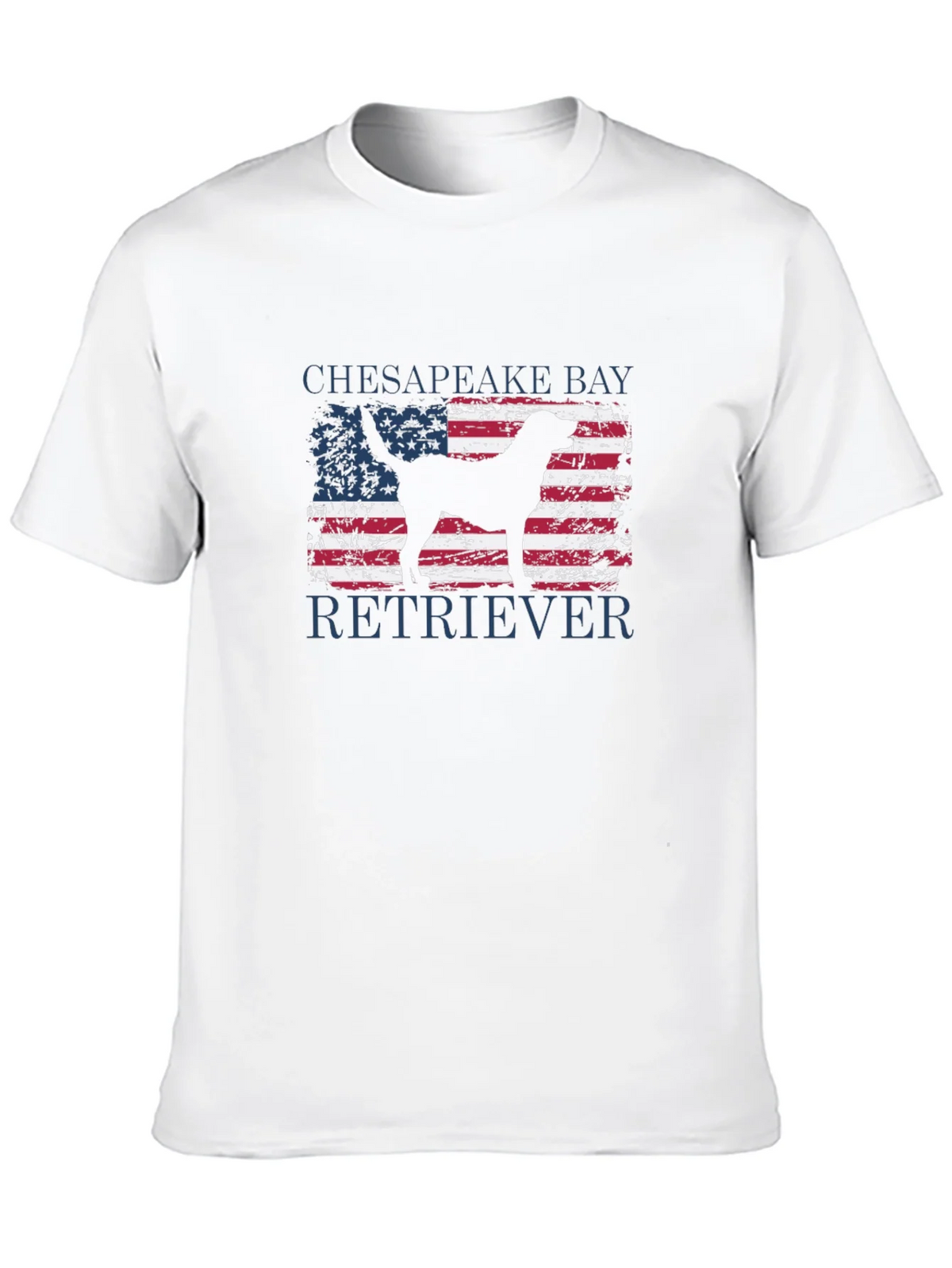 Chesapeake Bay Retriever USA Flag T-Shirt product image 9