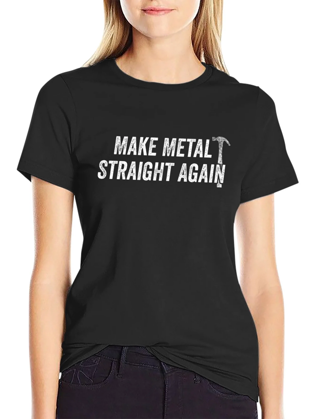 Make Metal Straight Again Graphic T-Shirt product image 2