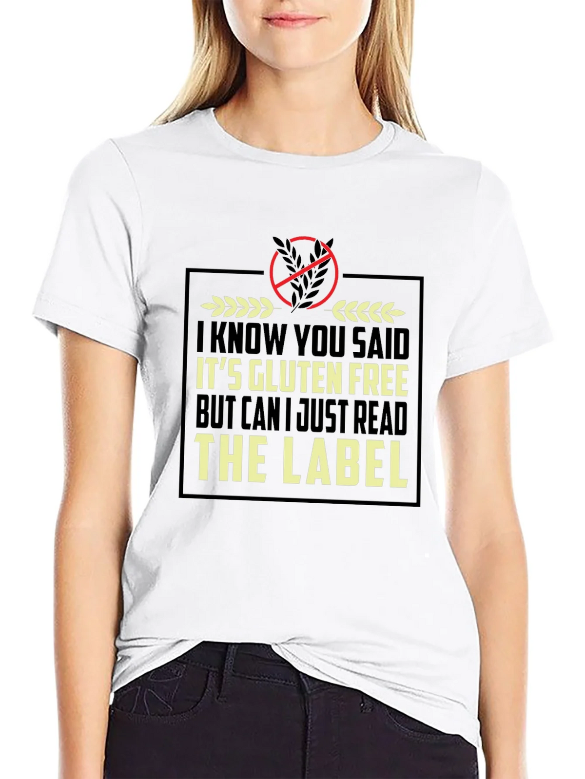 Gluten Free Humor T-Shirt - Read the Label product image 8