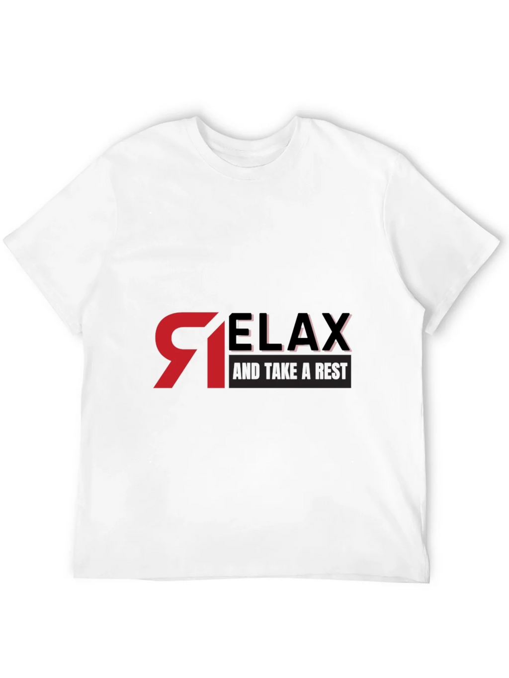 Relax Graphic Black T-Shirt - Casual Comfort product image 11
