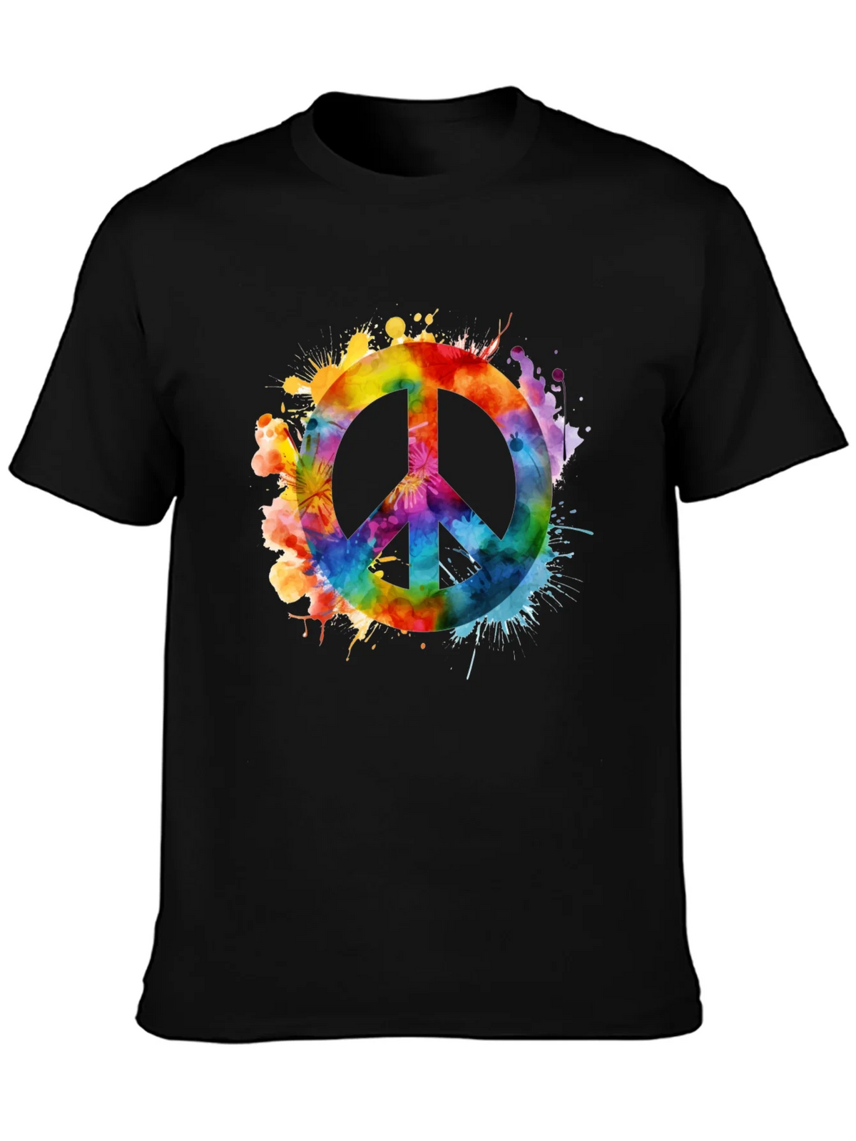 Rainbow Peace Sign T-Shirt product image 3