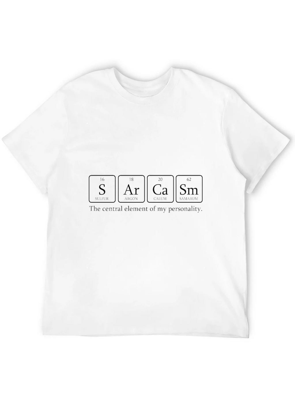 Sarcasm Periodic Table Elements Graphic Tee product image 7