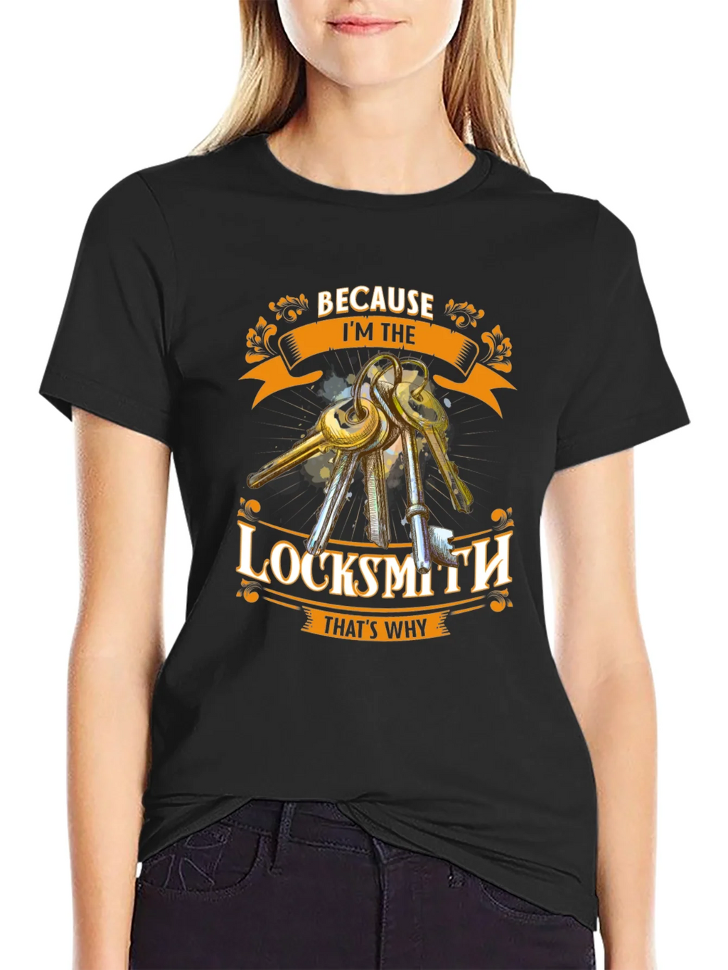 Locksmith T-Shirt - Because Im The Thats Why product image 2