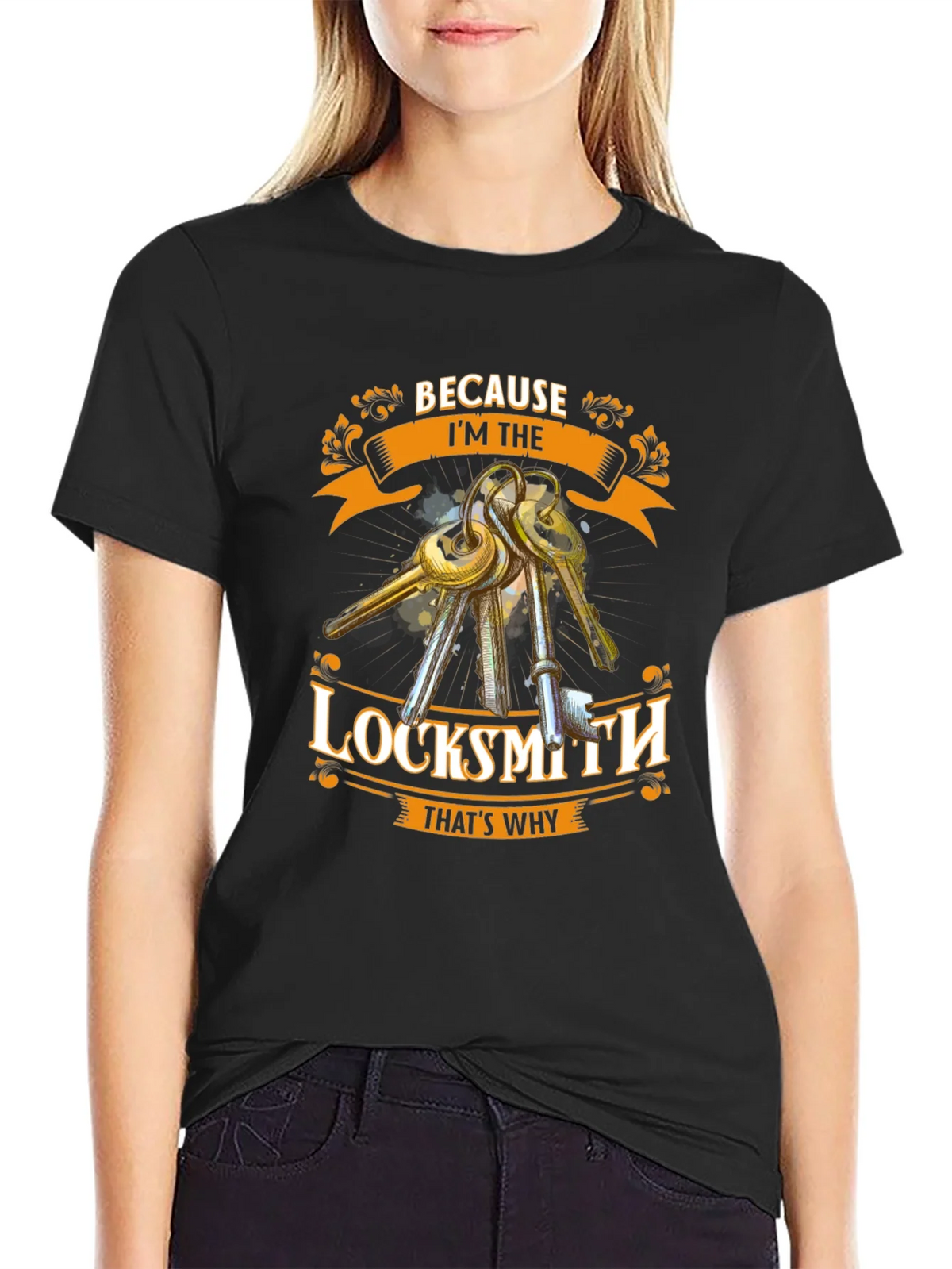 Locksmith T-Shirt - Because Im The Thats Why product image 2
