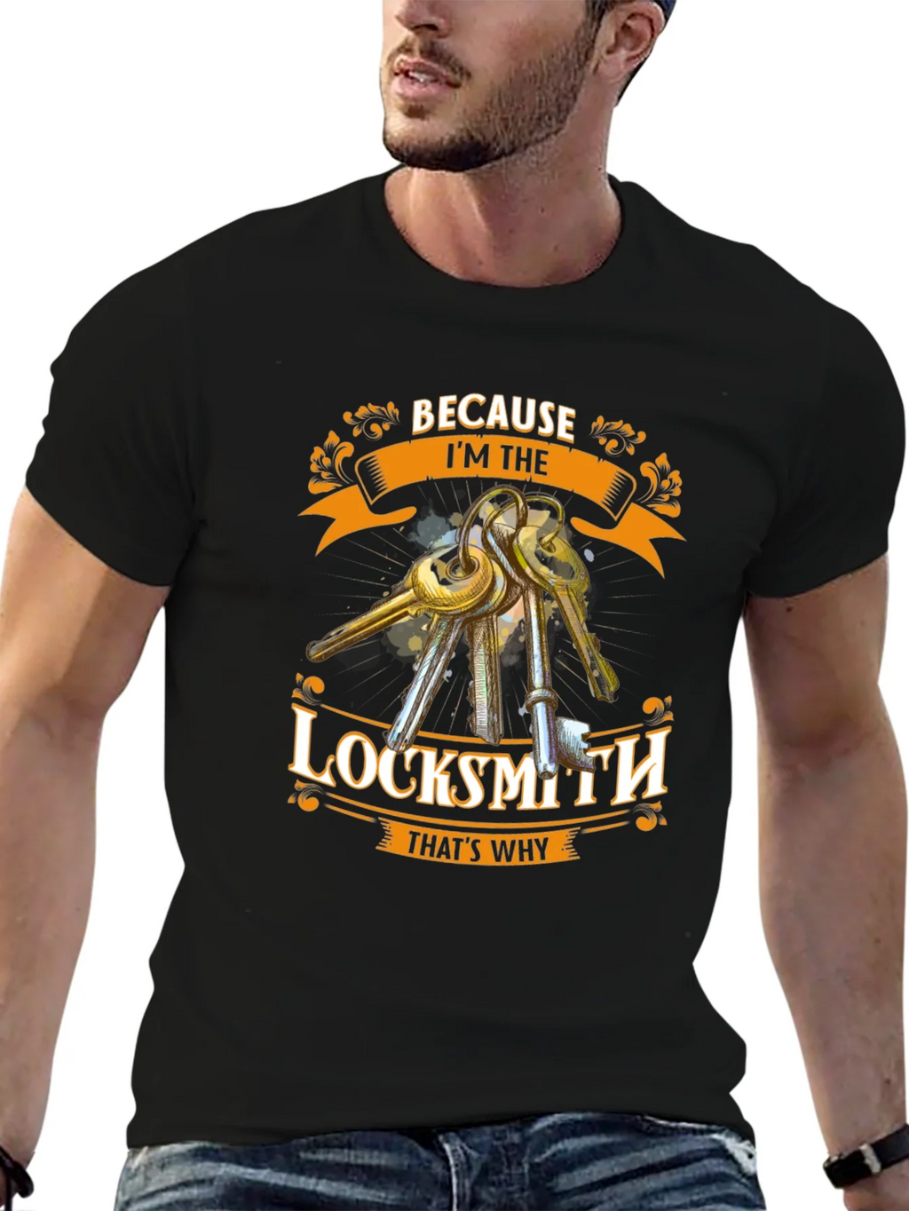 Locksmith T-Shirt - Because Im The Thats Why product image 6