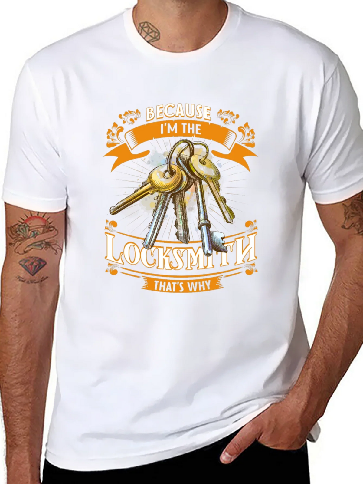 Locksmith T-Shirt - Because Im The Thats Why product image 7