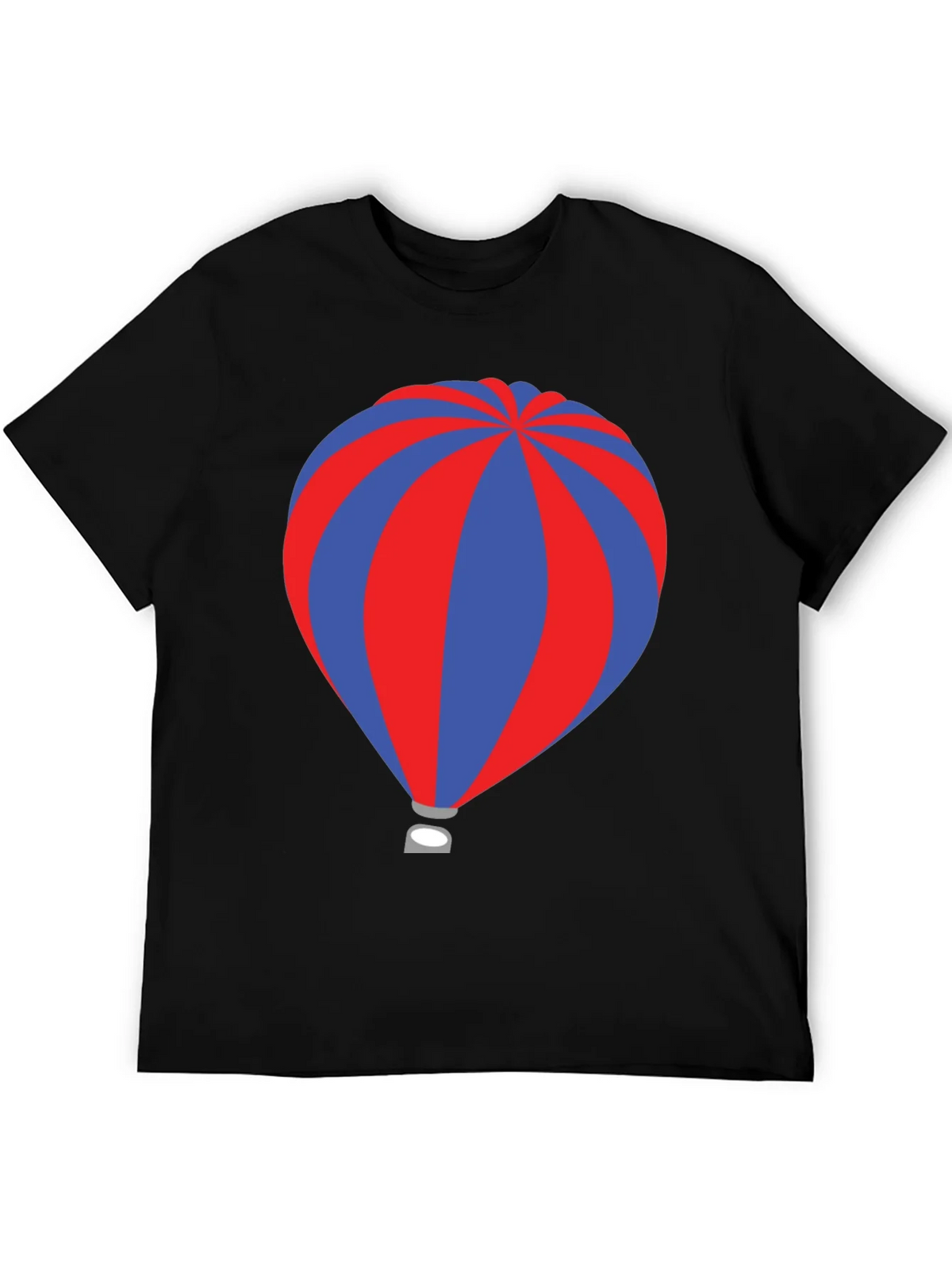 Striped Hot Air Balloon Graphic Tee product image 5
