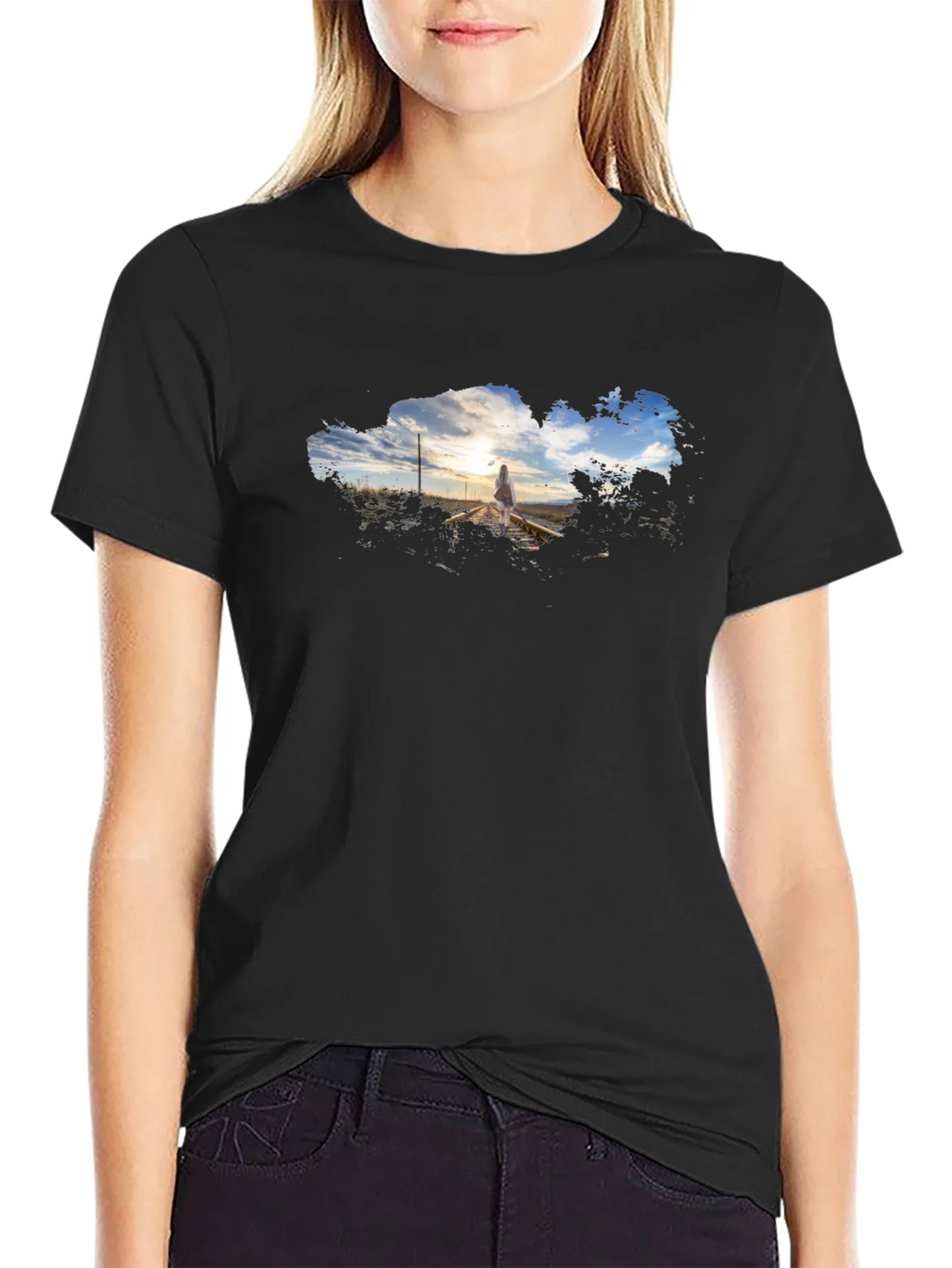 Railway Sunset T-Shirt product image 2