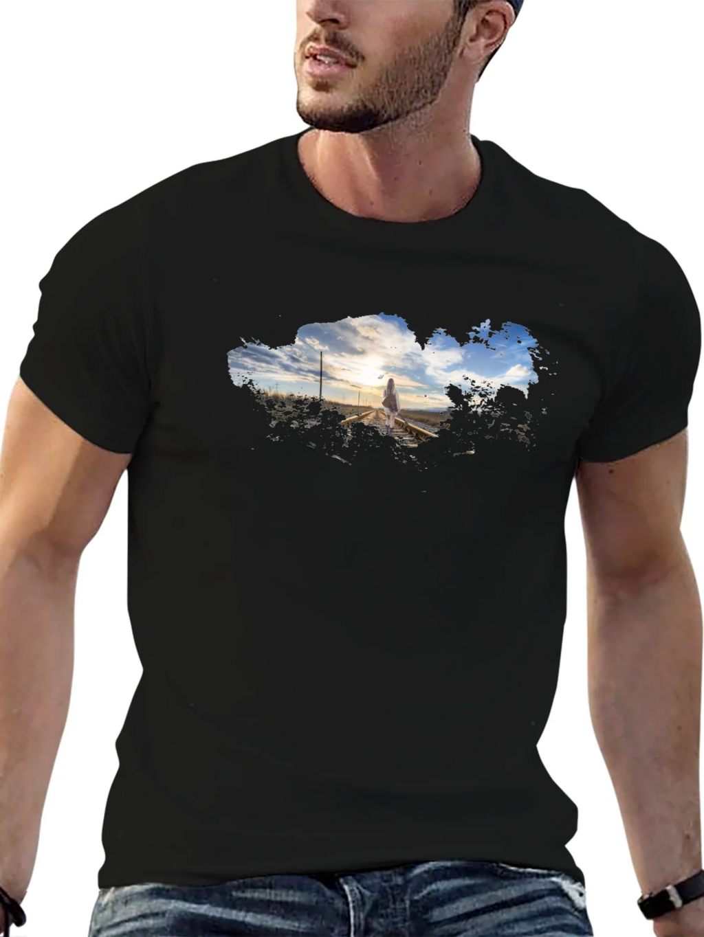 Railway Sunset T-Shirt product image 6