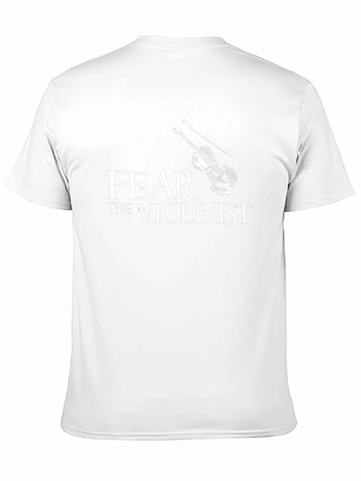 Fear the Violinist Black Graphic T-Shirt product image 10