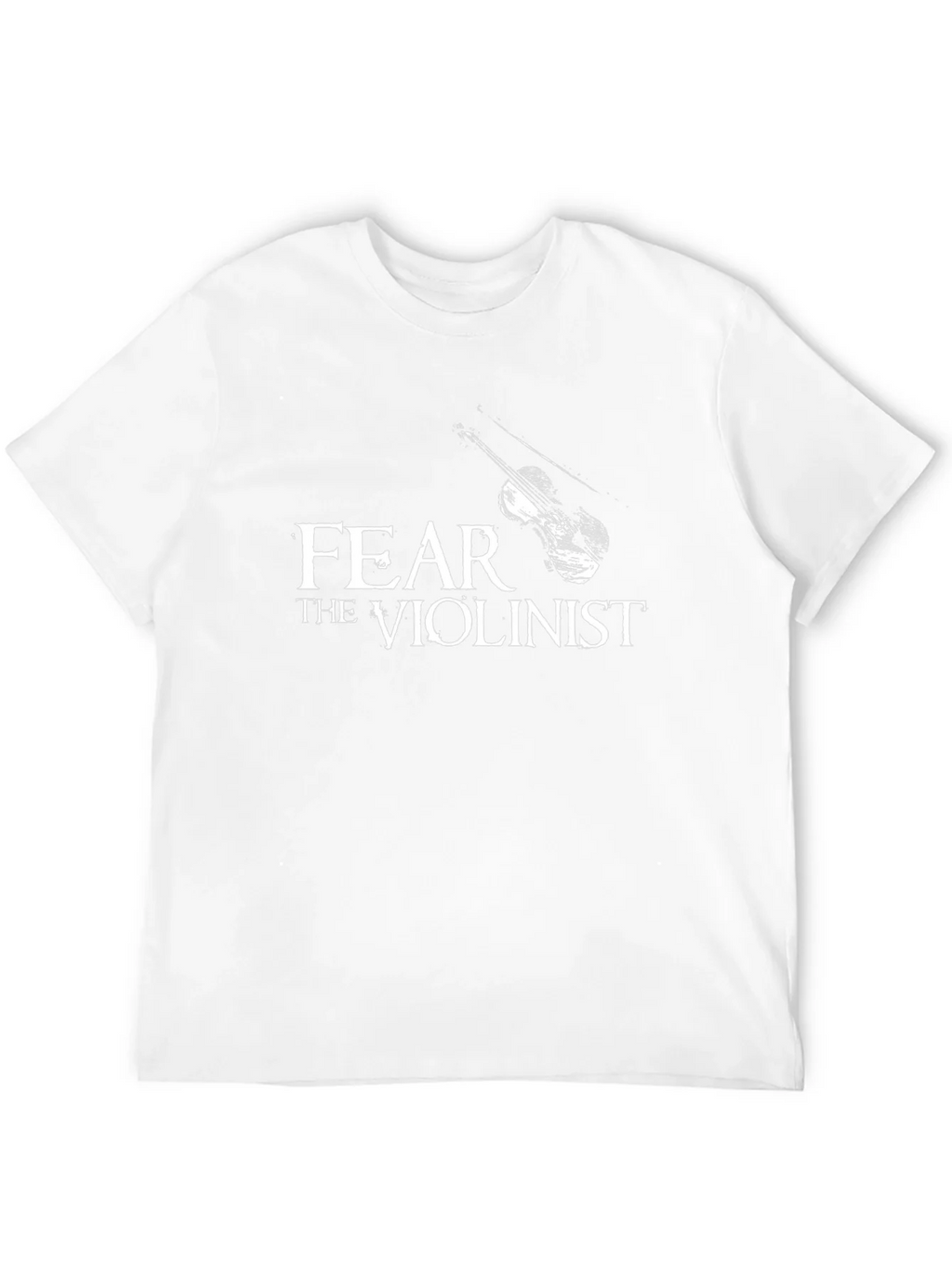 Fear the Violinist Black Graphic T-Shirt product image 11