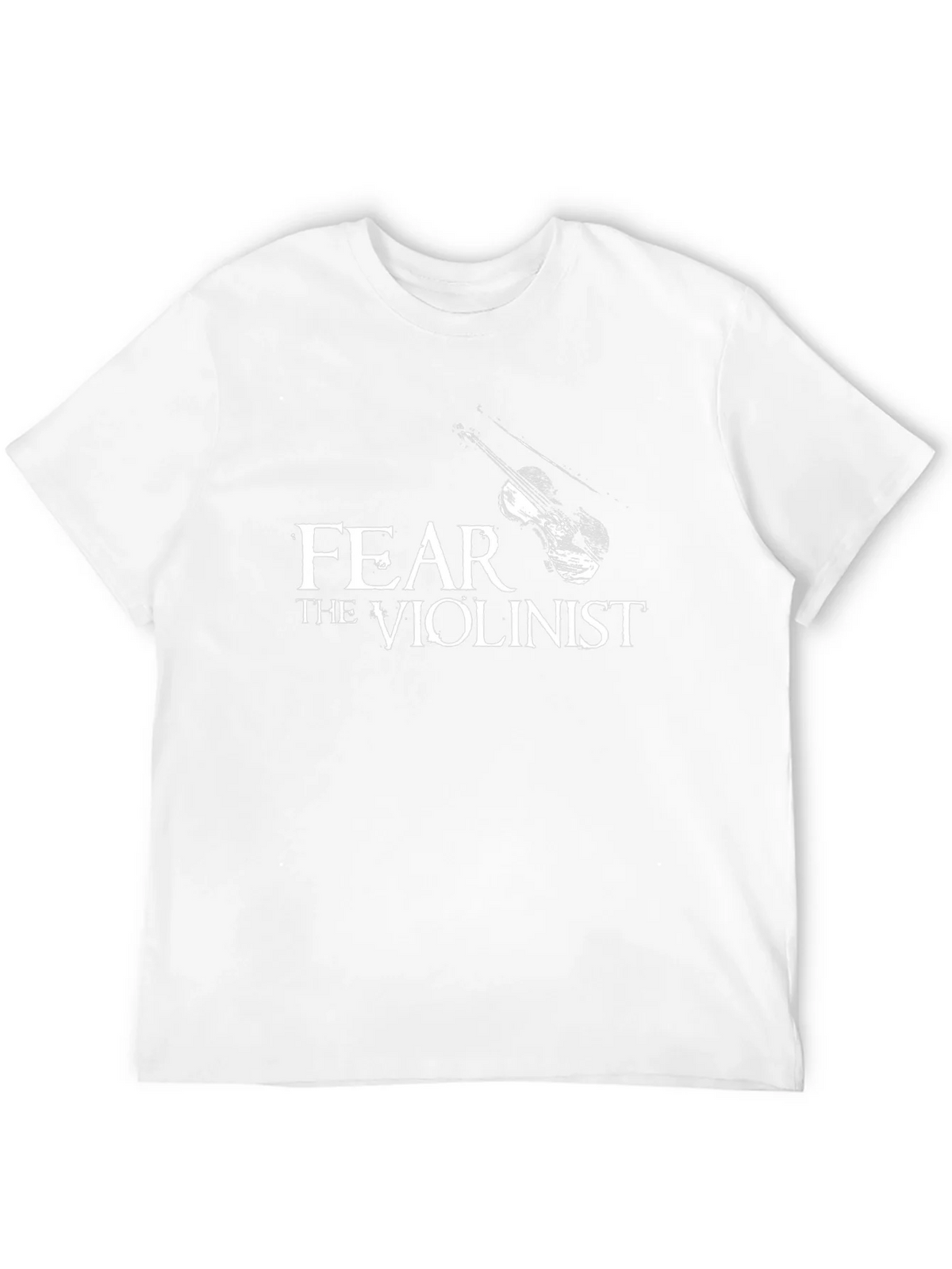 Fear the Violinist Black Graphic T-Shirt product image 11