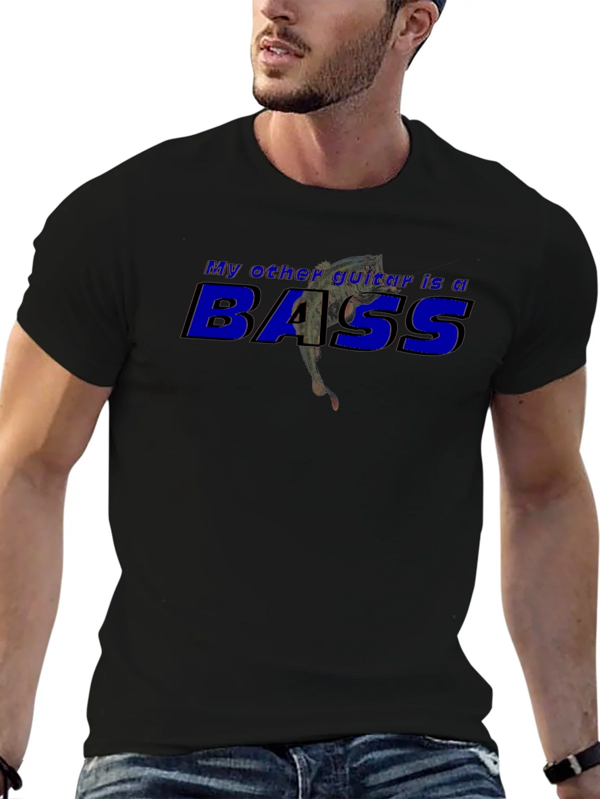My Other Guitar is a Bass Graphic T-Shirt product image 6