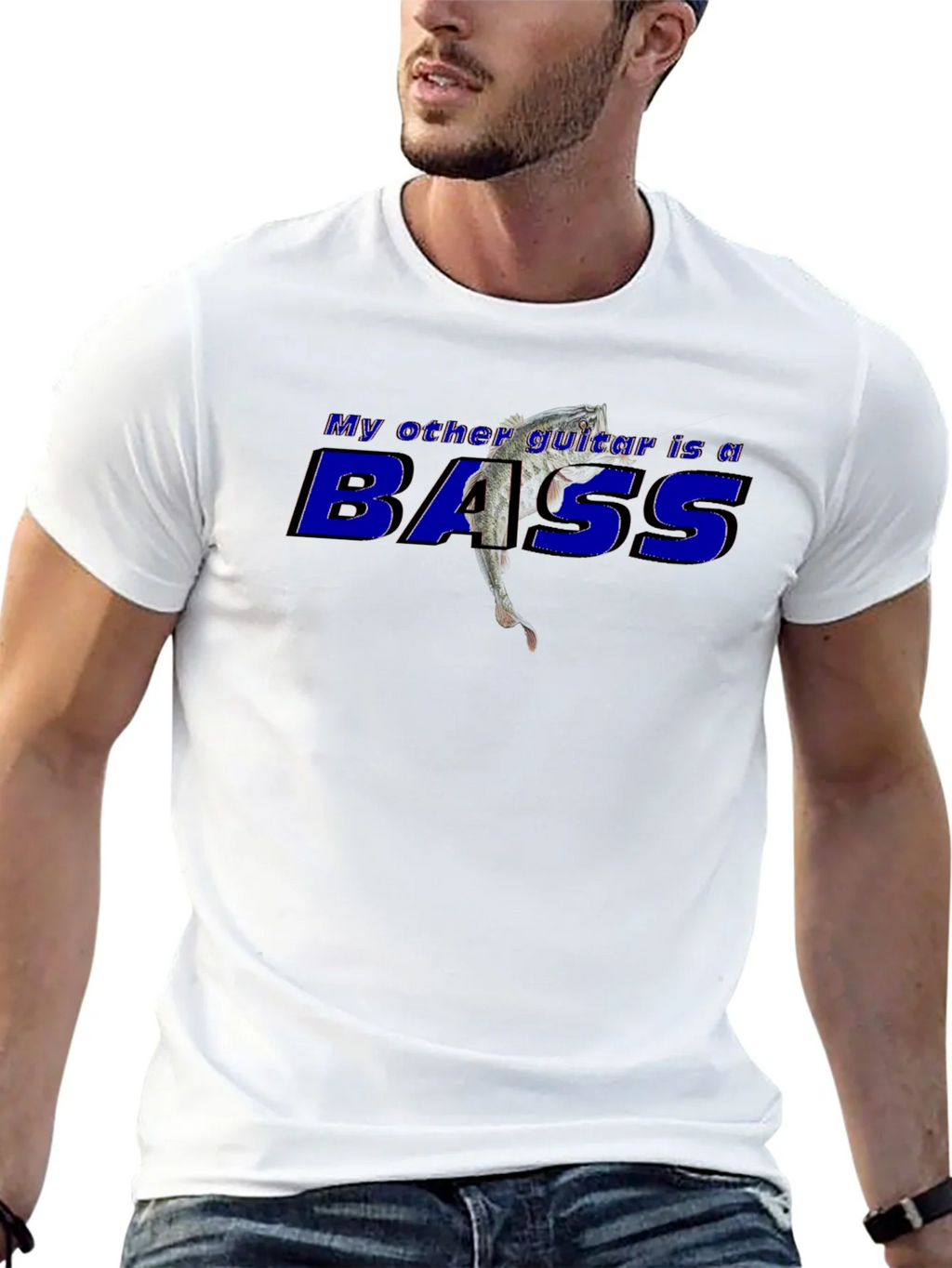 My Other Guitar is a Bass Graphic T-Shirt product image 12