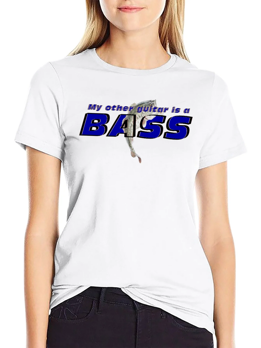 My Other Guitar is a Bass Graphic T-Shirt product image 8