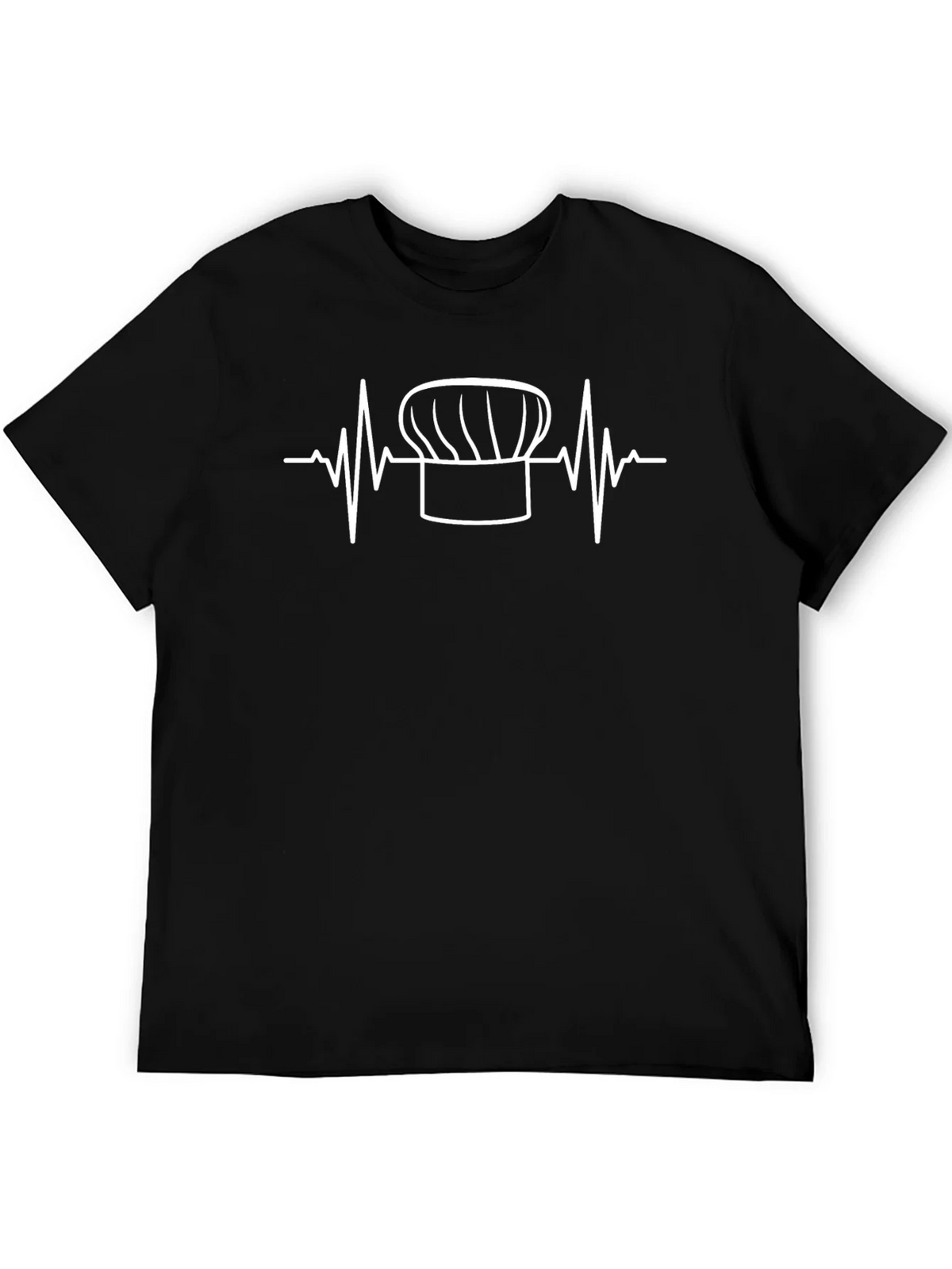 Chefs Heartbeat Graphic T-Shirt - Black product image 5