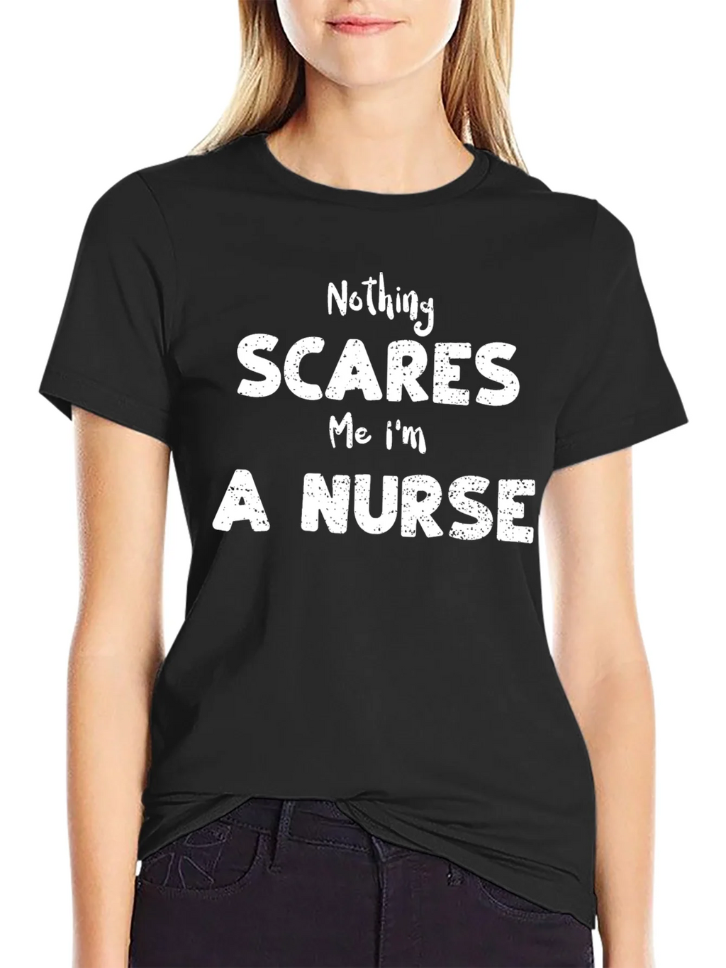 Nothing Scares Me Im a Nurse T-Shirt product image 2