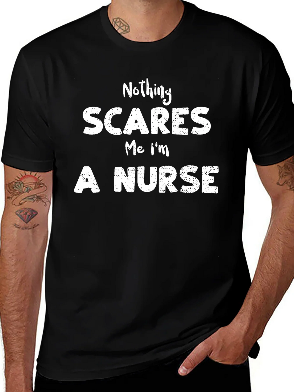 Nothing Scares Me Im a Nurse T-Shirt product image 1