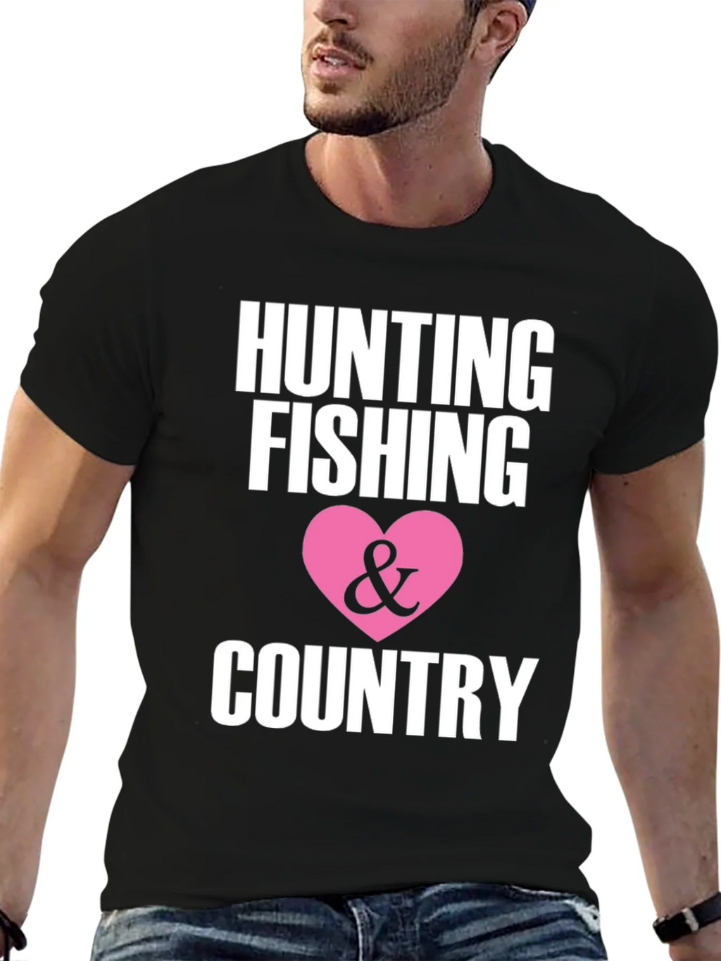 Hunting Fishing Country Graphic Tee product image 6