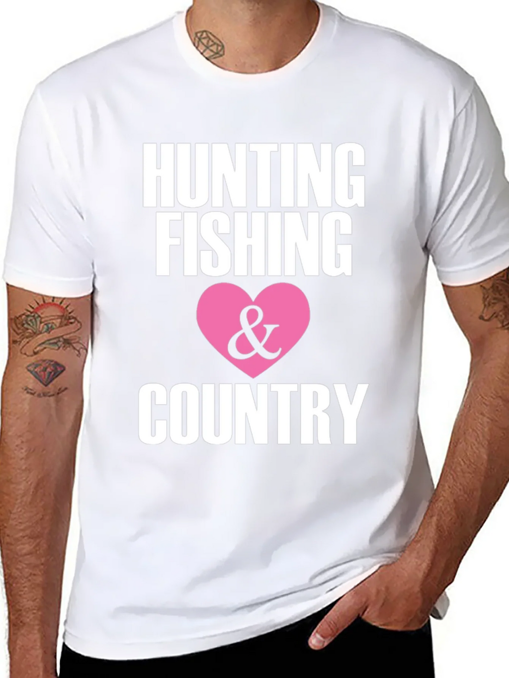 Hunting Fishing Country Graphic Tee product image 7