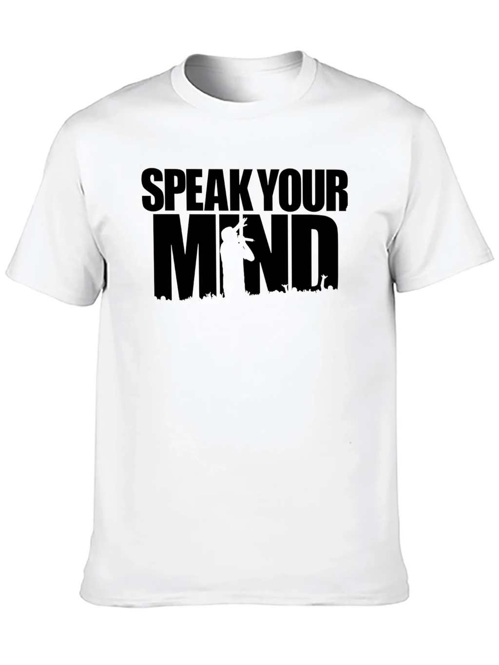 Speak Your Mind Graphic T-Shirt - Black product image 9