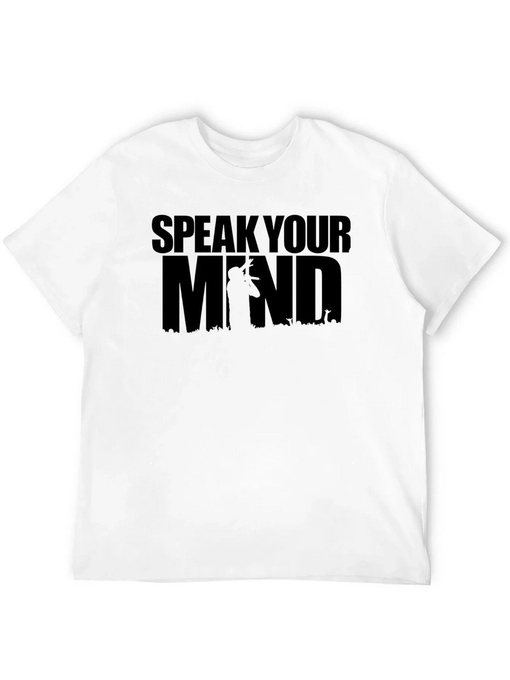 Speak Your Mind Graphic T-Shirt - Black product image 11