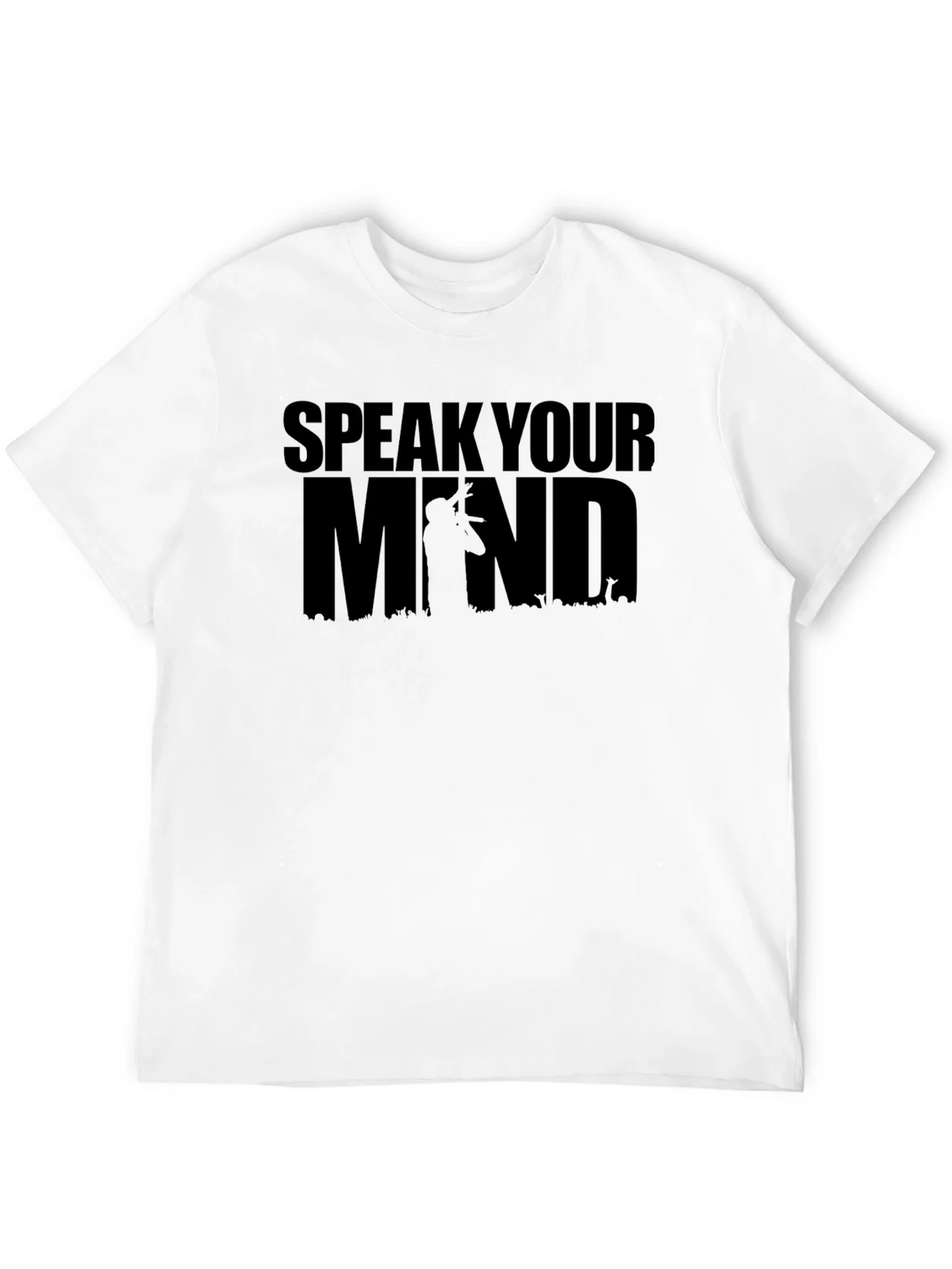 Speak Your Mind Graphic T-Shirt - Black product image 11