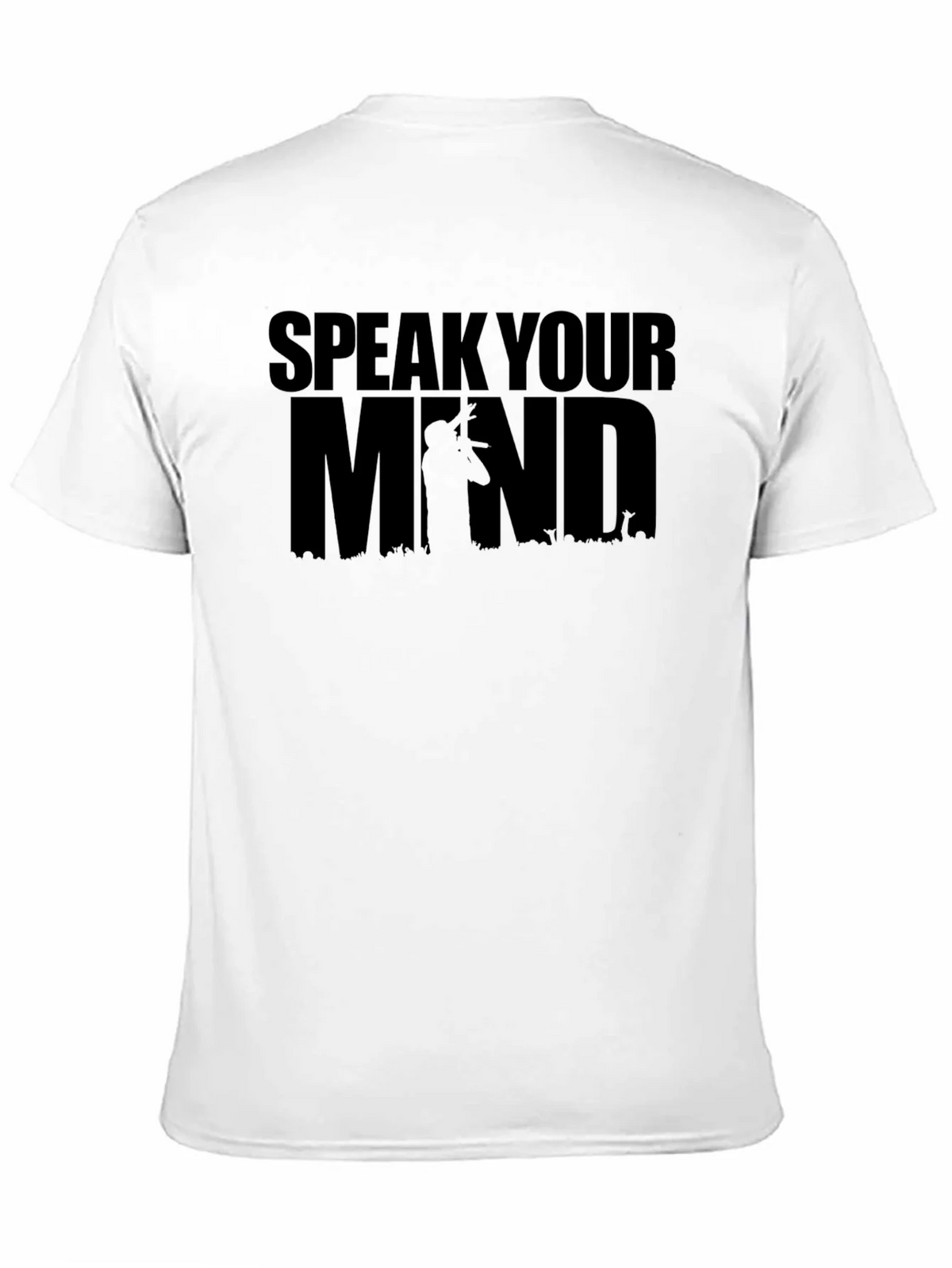 Speak Your Mind Graphic T-Shirt - Black product image 10
