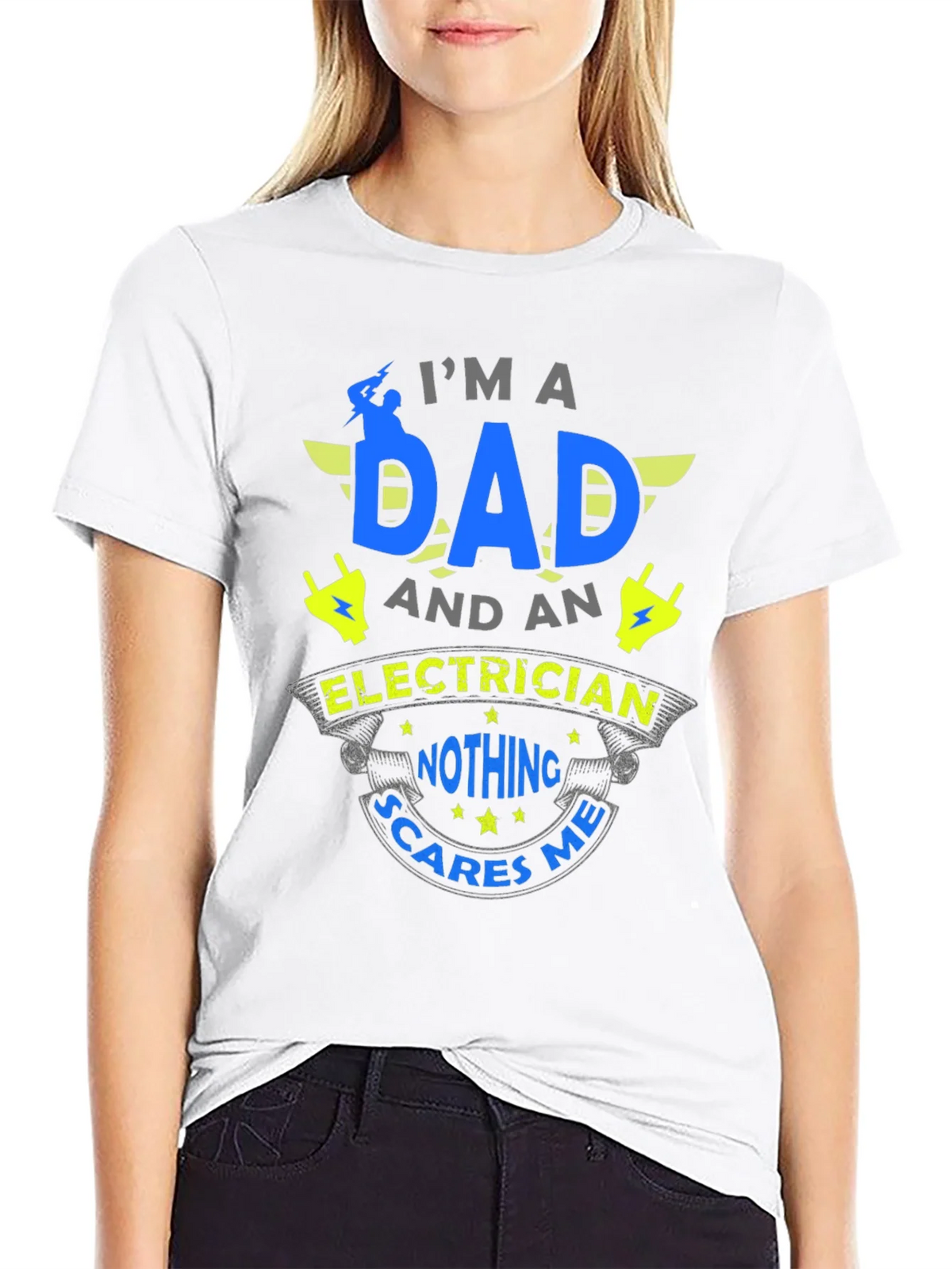Dad Electrician T-Shirt - Nothing Scares Me! product image 8