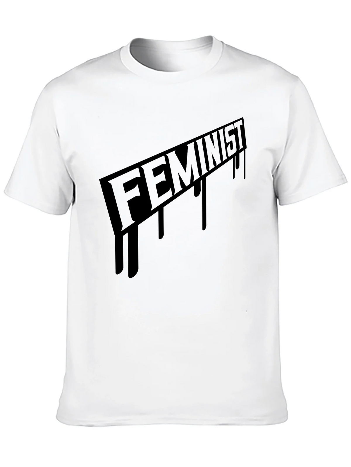 Feminist Graphic Print Black T-Shirt product image 9