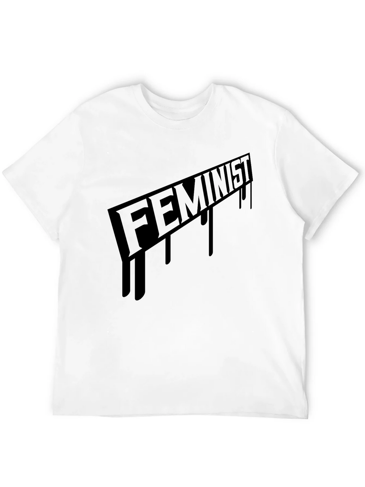 Feminist Graphic Print Black T-Shirt product image 11