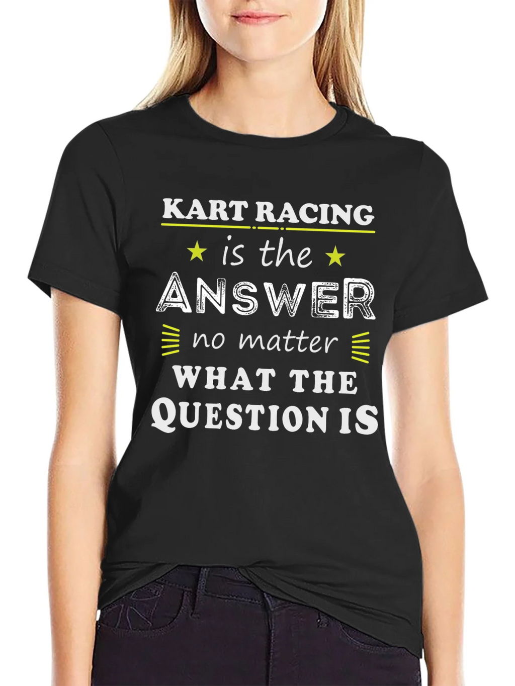 Kart Racing is the Answer Tee - Unisex Graphic T-Shirt product image 2
