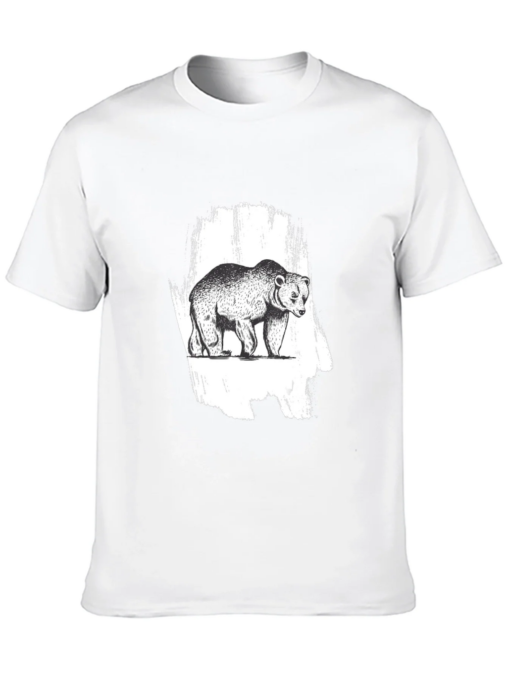 Bear Graphic Black T-Shirt - Nature Inspired Tee product image 9