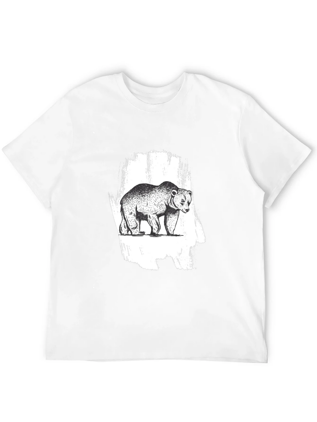 Bear Graphic Black T-Shirt - Nature Inspired Tee product image 11